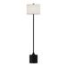 Alora Canada - One Light Floor Lamp - Issa - Brushed Gold/Ivory Linen|Matte Black/Ivory Linen|White/Ivory Linen- Union Lighting Luminaires Decor