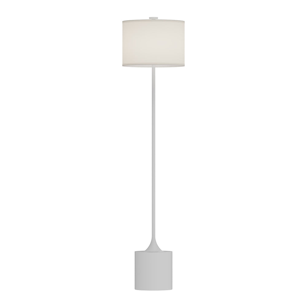 Alora Canada - One Light Floor Lamp - Issa - Brushed Gold/Ivory Linen|Matte Black/Ivory Linen|White/Ivory Linen- Union Lighting Luminaires Decor