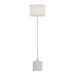 Alora Canada - One Light Floor Lamp - Issa - Brushed Gold/Ivory Linen|Matte Black/Ivory Linen|White/Ivory Linen- Union Lighting Luminaires Decor