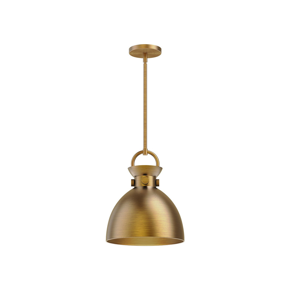 Alora Canada - One Light Pendant - Waldo - Aged Gold|Aged Gold/Matte Black|Matte Black/Aged Gold- Union Lighting Luminaires Decor