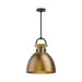 Alora Canada - One Light Pendant - Waldo - Aged Gold|Aged Gold/Matte Black|Matte Black/Aged Gold- Union Lighting Luminaires Decor