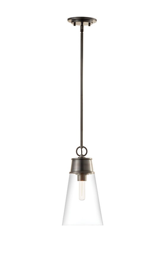 Z-Lite Canada - One Light Pendant - Wentworth - Plated Bronze- Union Lighting Luminaires Decor