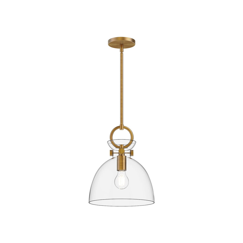 Alora Canada - One Light Pendant - Waldo - Aged Gold- Union Lighting Luminaires Decor