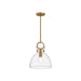 Alora Canada - One Light Pendant - Waldo - Aged Gold- Union Lighting Luminaires Decor