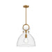 Alora Canada - One Light Pendant - Waldo - Aged Gold- Union Lighting Luminaires Decor