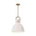 Alora Canada - One Light Pendant - Waldo - Aged Gold- Union Lighting Luminaires Decor