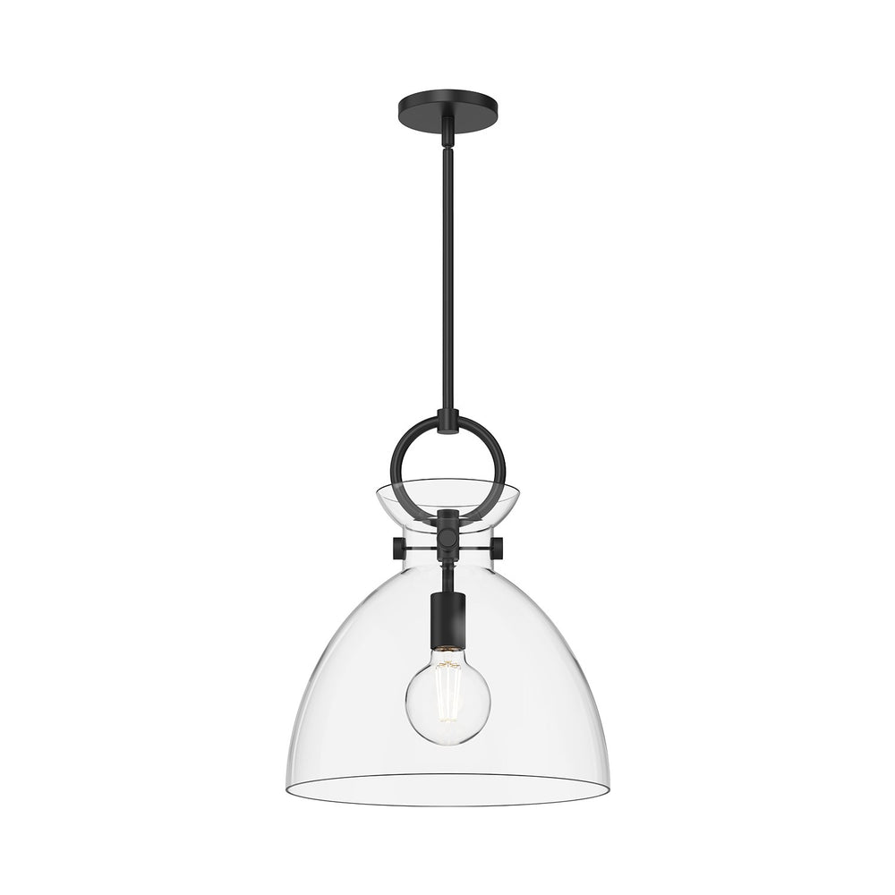 Alora Canada - One Light Pendant - Waldo - Matte Black- Union Lighting Luminaires Decor