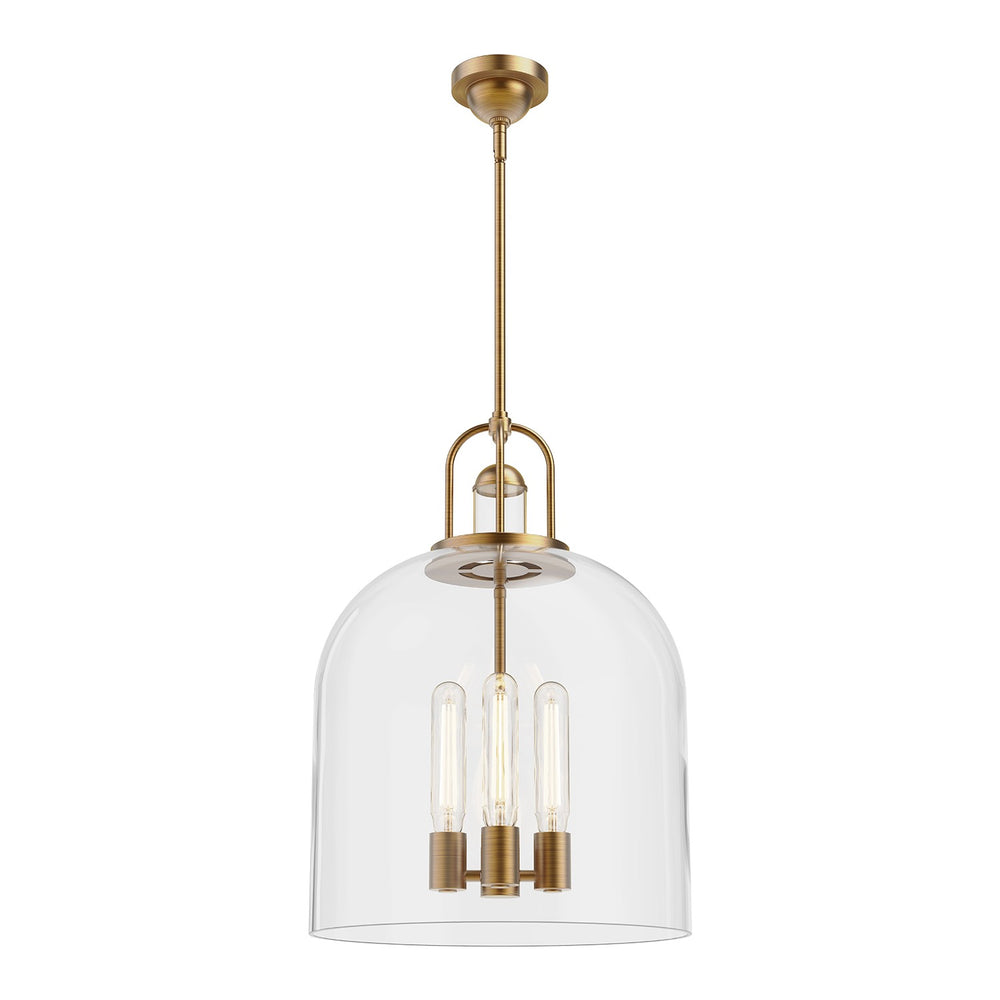 Alora Canada - Four Light Pendant - Lancaster - Aged Gold|Chrome|Matte Black- Union Lighting Luminaires Decor