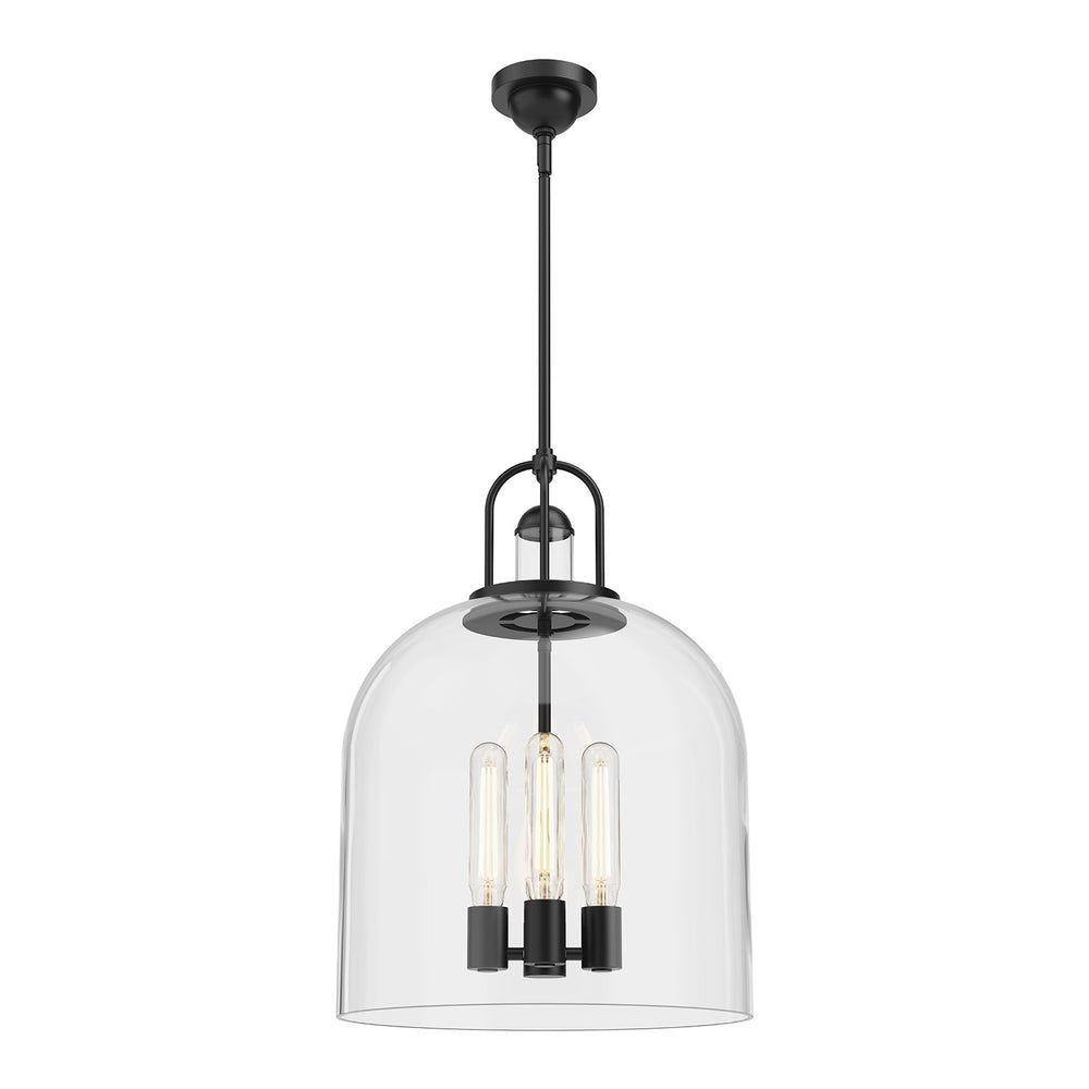 Alora Canada - Four Light Pendant - Lancaster - Aged Gold|Chrome|Matte Black- Union Lighting Luminaires Decor