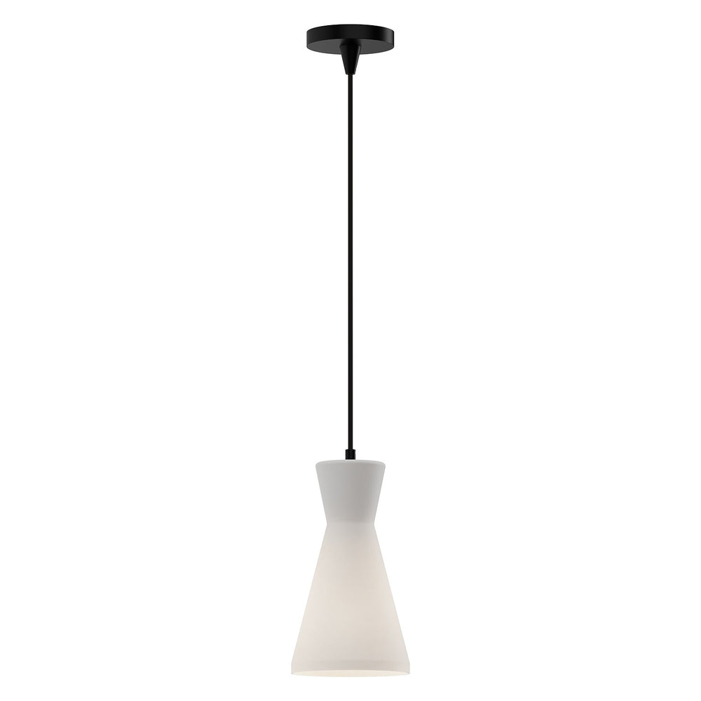 Alora Canada - One Light Pendant - Betty - Aged Gold/Opal Glass|Matte Black/Opal Glass- Union Lighting Luminaires Decor
