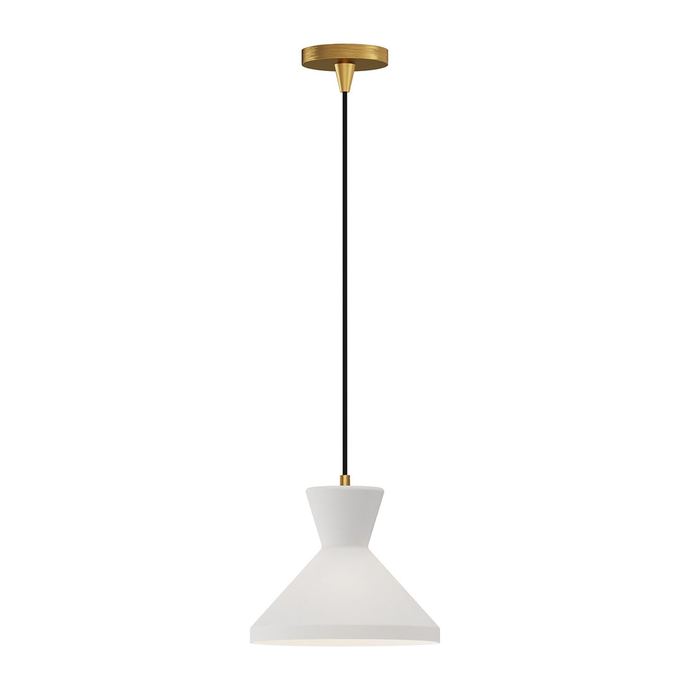 Alora Canada - One Light Pendant - Betty - Aged Gold/Opal Glass|Matte Black/Opal Glass- Union Lighting Luminaires Decor