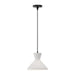 Alora Canada - One Light Pendant - Betty - Aged Gold/Opal Glass|Matte Black/Opal Glass- Union Lighting Luminaires Decor