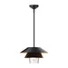 Alora Canada - One Light Pendant - Tetsu - Brushed Gold/Clear Glass|Matte Black/Clear Glass- Union Lighting Luminaires Decor