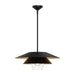 Alora Canada - One Light Pendant - Tetsu - Brushed Gold/Clear Glass|Matte Black/Clear Glass- Union Lighting Luminaires Decor