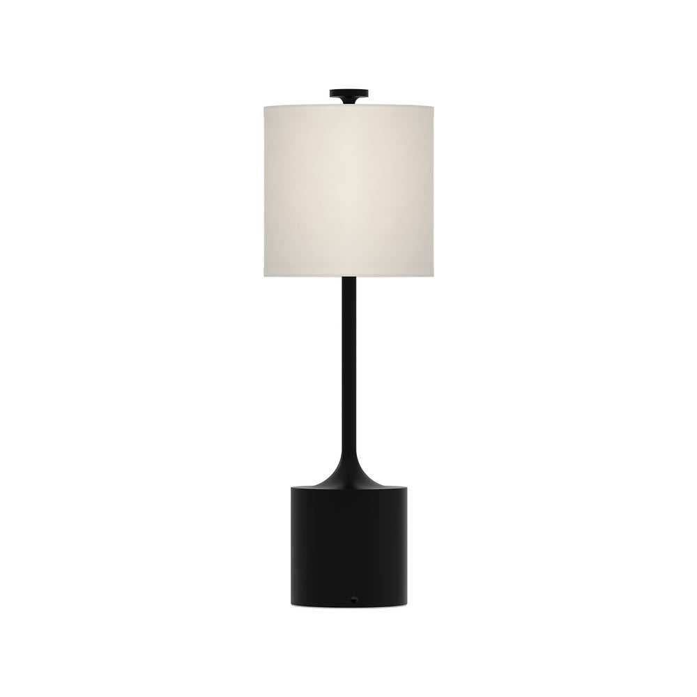 Alora Canada - One Light Table Lamp - Issa - Brushed Gold/Ivory Linen|Matte Black/Ivory Linen|White/Ivory Linen- Union Lighting Luminaires Decor