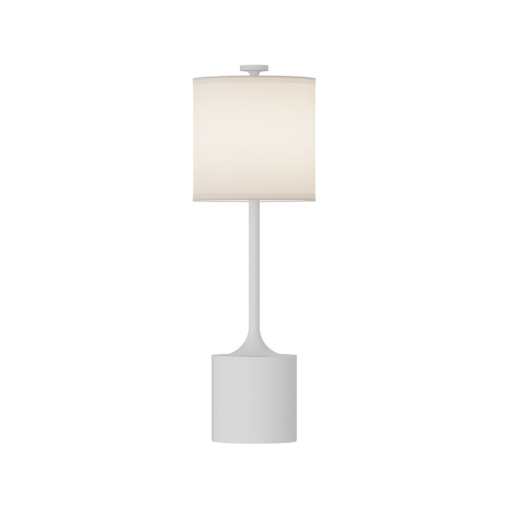 Alora Canada - One Light Table Lamp - Issa - Brushed Gold/Ivory Linen|Matte Black/Ivory Linen|White/Ivory Linen- Union Lighting Luminaires Decor