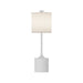Alora Canada - One Light Table Lamp - Issa - Brushed Gold/Ivory Linen|Matte Black/Ivory Linen|White/Ivory Linen- Union Lighting Luminaires Decor