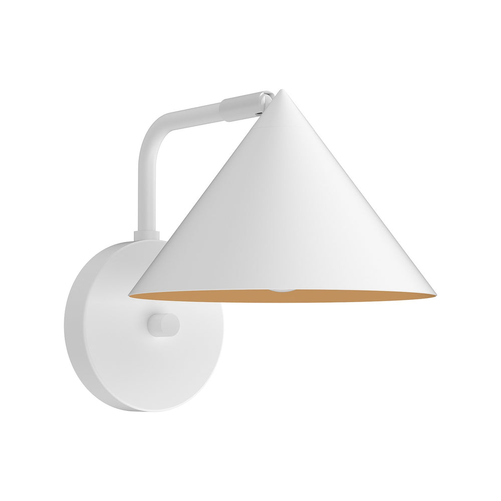 Alora Canada - One Light Wall Sconce - Remy - Brushed Gold|Matte Black|White- Union Lighting Luminaires Decor