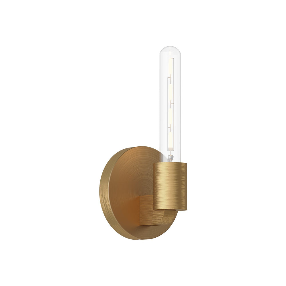 Alora Canada - One Light Wall Sconce - Claire - Aged Gold|Matte Black- Union Lighting Luminaires Decor