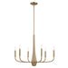 Kichler Canada - Six Light Chandelier - Deela - Champagne Bronze- Union Lighting Luminaires Decor