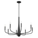 Kichler Canada - Eight Light Chandelier - Deela - Black- Union Lighting Luminaires Decor