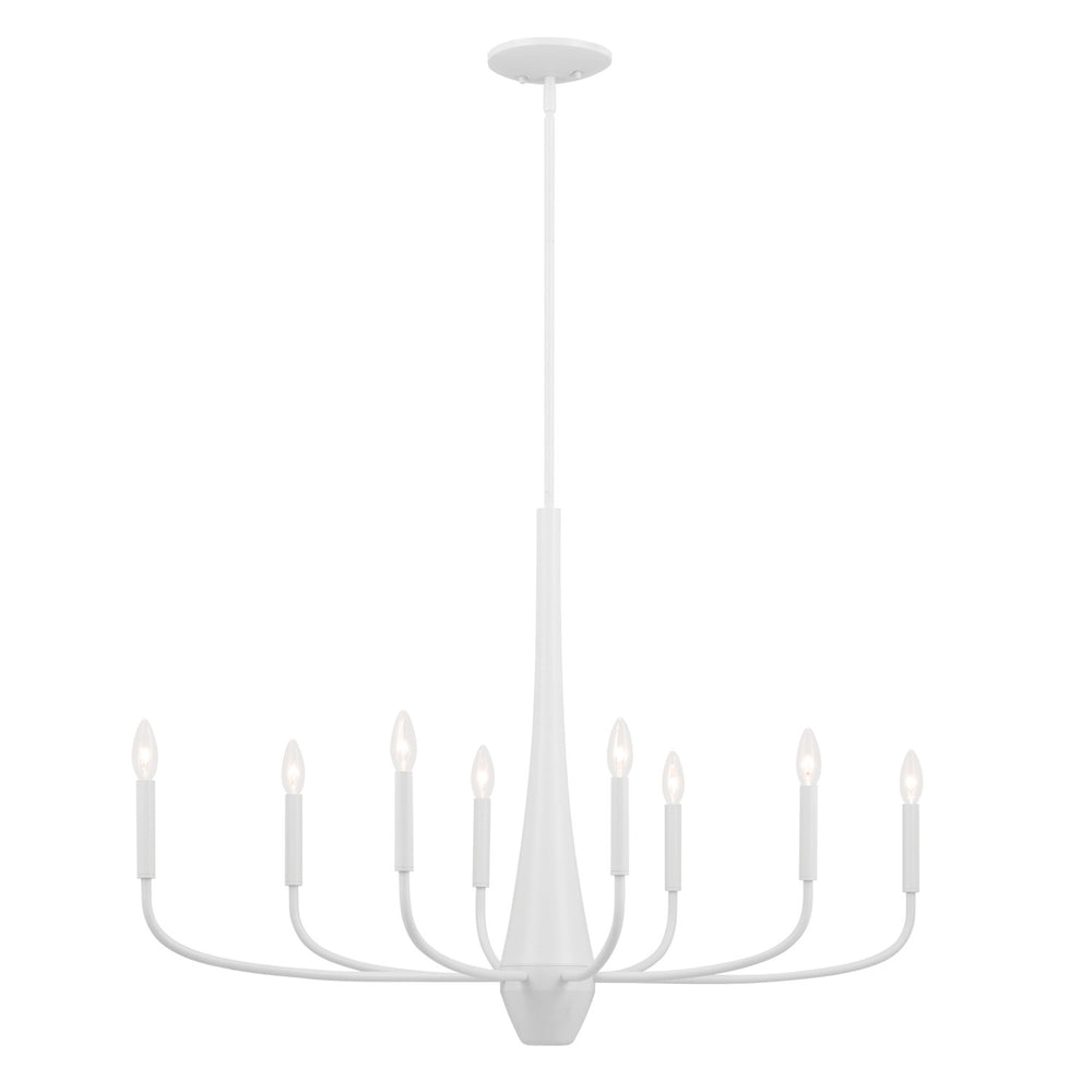 Kichler Canada - Eight Light Chandelier - Deela - White- Union Lighting Luminaires Decor