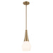 Kichler Canada - One Light Pendant - Deela - Champagne Bronze- Union Lighting Luminaires Decor