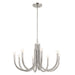 Kichler Canada - Eight Light Chandelier - Odensa - Polished Nickel- Union Lighting Luminaires Decor