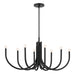 Kichler Canada - Eight Light Chandelier - Odensa - Black- Union Lighting Luminaires Decor