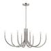 Kichler Canada - Eight Light Chandelier - Odensa - Polished Nickel- Union Lighting Luminaires Decor