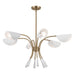Kichler Canada - Six Light Chandelier - Arcus - Champagne Bronze- Union Lighting Luminaires Decor