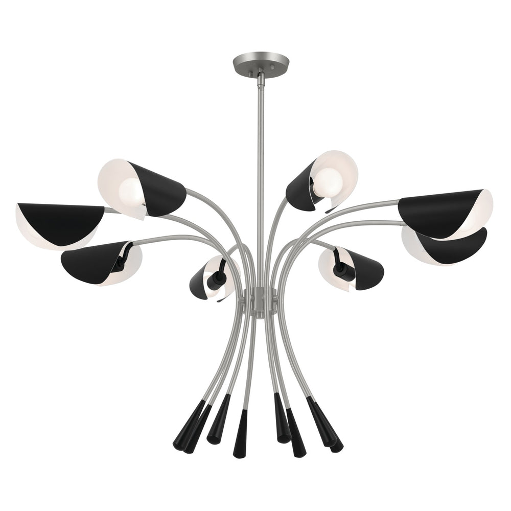 Kichler Canada - Eight Light Chandelier - Arcus - Satin Nickel- Union Lighting Luminaires Decor