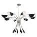 Kichler Canada - Eight Light Chandelier - Arcus - Satin Nickel- Union Lighting Luminaires Decor