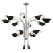 Kichler Canada - 12 Light Chandelier - Arcus - Satin Nickel- Union Lighting Luminaires Decor