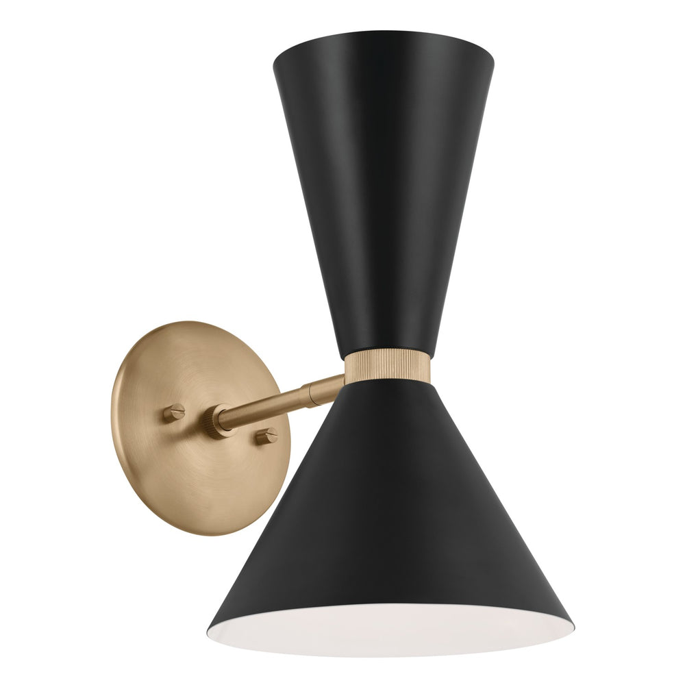 Kichler Canada - Two Light Wall Sconce - Phix - Champagne Bronze- Union Lighting Luminaires Decor