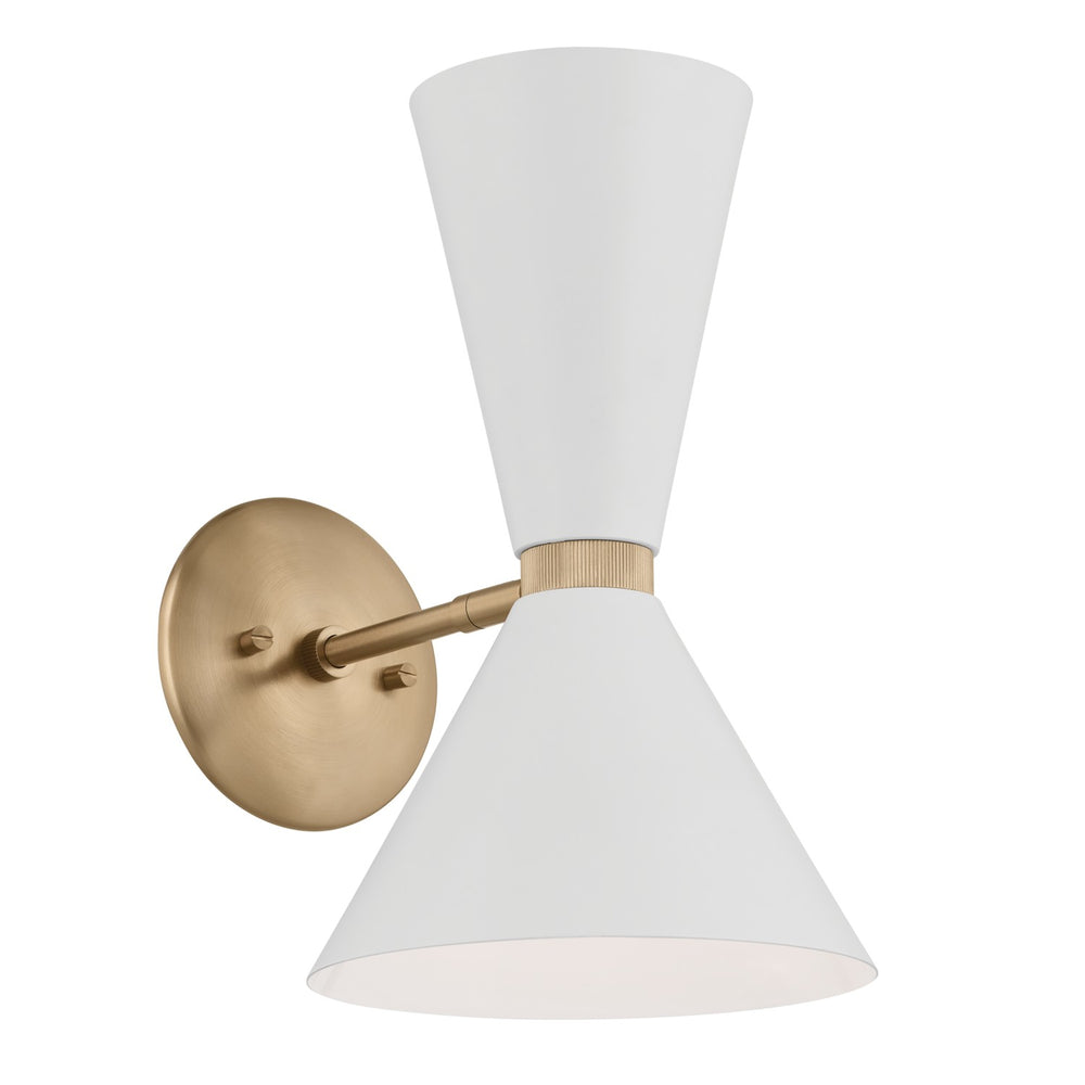 Kichler Canada - Two Light Wall Sconce - Phix - Champagne Bronze- Union Lighting Luminaires Decor