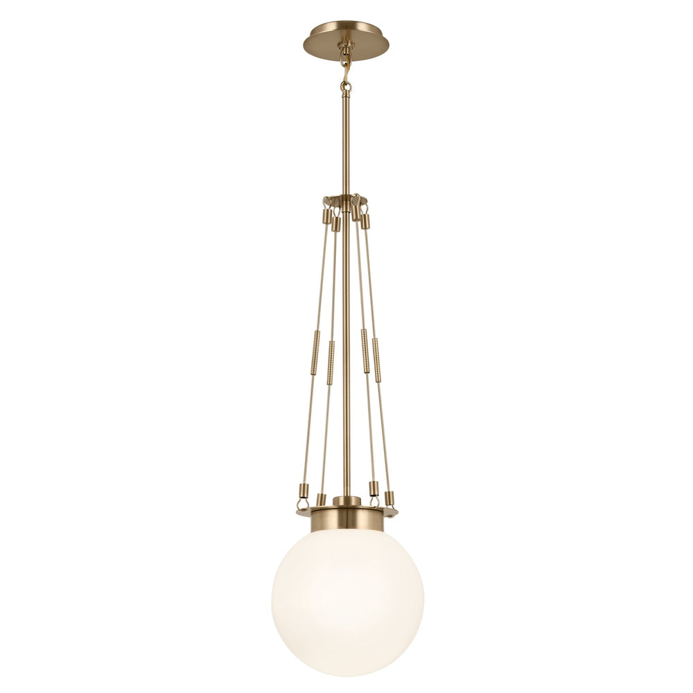 Kichler Canada - One Light Pendant - Albers - Champagne Bronze- Union Lighting Luminaires Decor