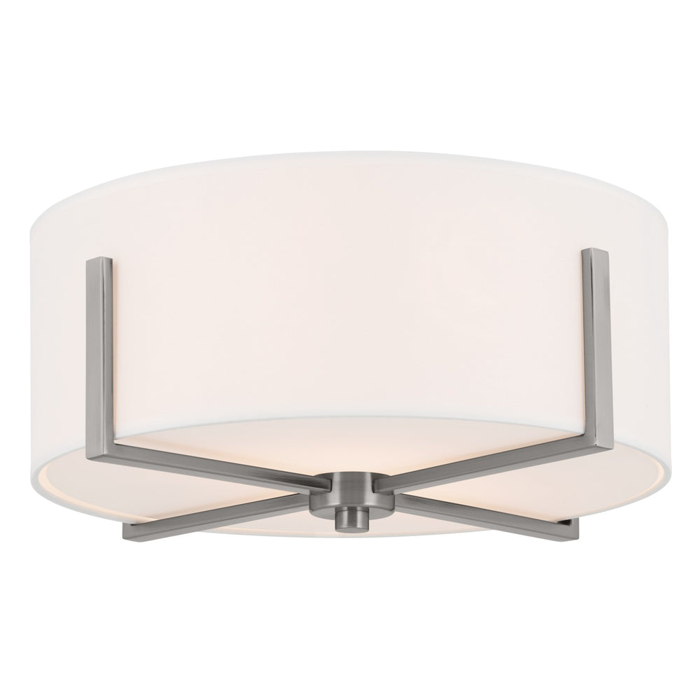 Kichler Canada - Two Light Flush Mount - Malen - Classic Pewter- Union Lighting Luminaires Decor