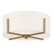 Kichler Canada - Two Light Flush Mount - Malen - Champagne Bronze- Union Lighting Luminaires Decor