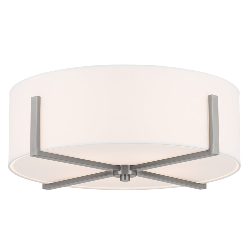 Kichler Canada - Four Light Flush Mount - Malen - Classic Pewter- Union Lighting Luminaires Decor