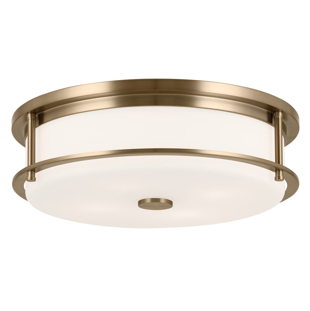 Kichler Canada - Four Light Flush Mount - Brit - Champagne Bronze- Union Lighting Luminaires Decor