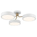 Kichler Canada - LED Semi Flush Mount - Sago - White- Union Lighting Luminaires Decor