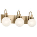 Kichler Canada - Three Light Bath - Hex - Champagne Bronze- Union Lighting Luminaires Decor