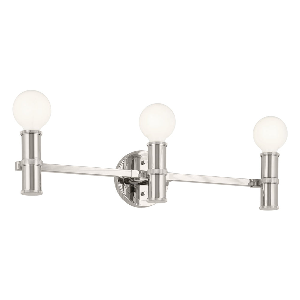 Kichler Canada - Three Light Bath - Torche - Polished Nickel- Union Lighting Luminaires Decor