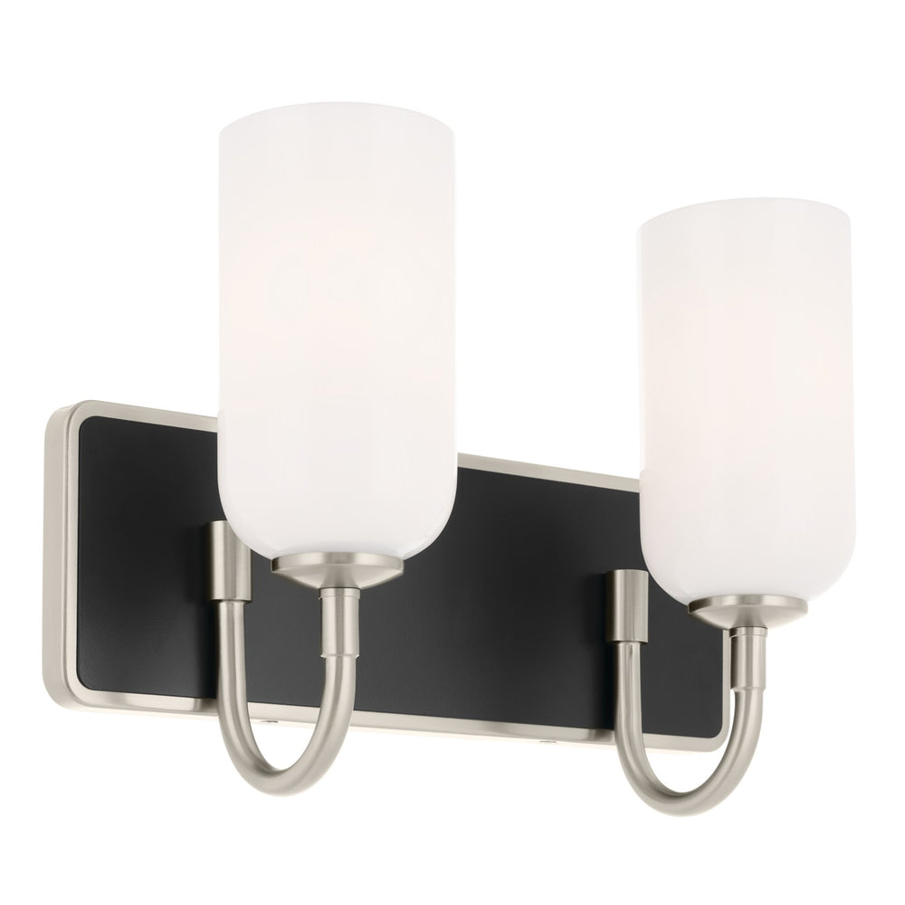 Kichler Canada - Two Light Bath - Solia - Brushed Nickel- Union Lighting Luminaires Decor