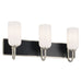 Kichler Canada - Three Light Bath - Solia - Brushed Nickel- Union Lighting Luminaires Decor