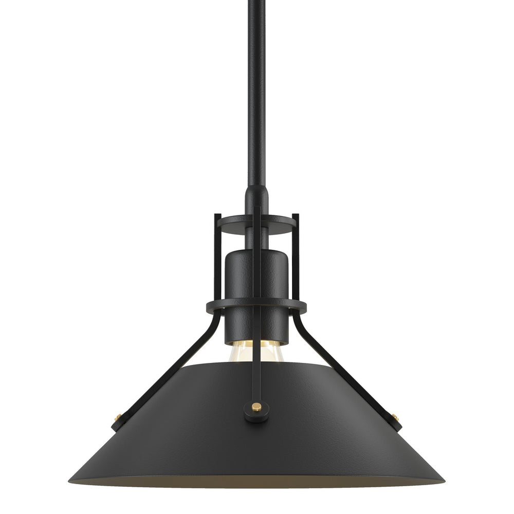 Hubbardton Forge - One Light Mini Pendant - Henry - Black- Union Lighting Luminaires Decor