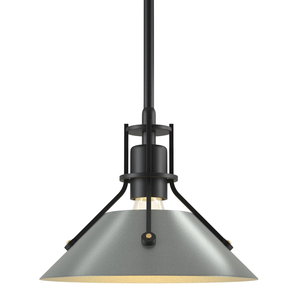 Hubbardton Forge - One Light Mini Pendant - Henry - Black- Union Lighting Luminaires Decor