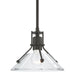 Hubbardton Forge - One Light Mini Pendant - Henry - Dark Smoke- Union Lighting Luminaires Decor