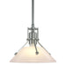 Hubbardton Forge - One Light Mini Pendant - Henry - Vintage Platinum- Union Lighting Luminaires Decor